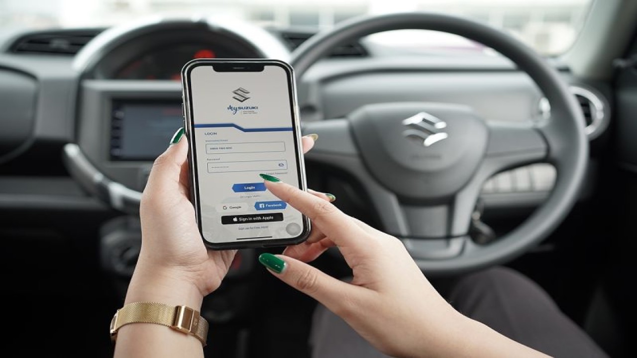 Ilustrasi aplikasi “Mysuzuki” (ANTARA/HO)