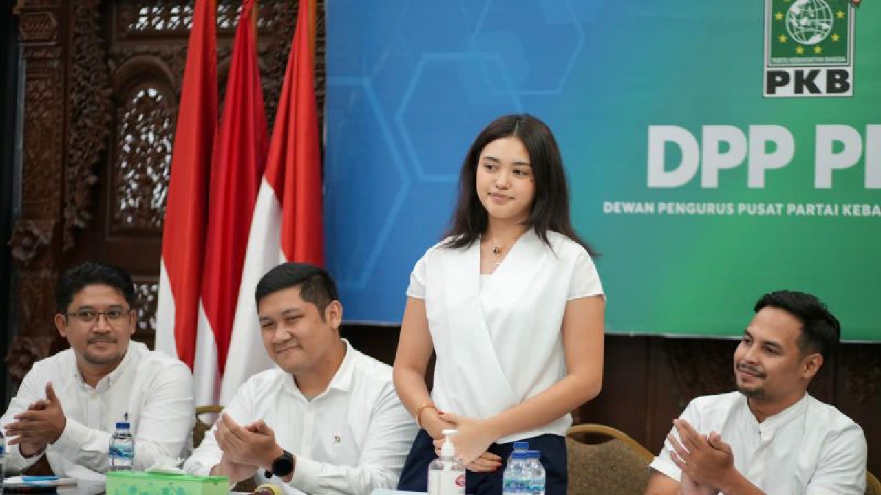 Juru Bicara (Jubir) Milenial Partai Kebangkitan Bangsa (PKB) Nada Fuady. ANTARA/HO-Humas PKB