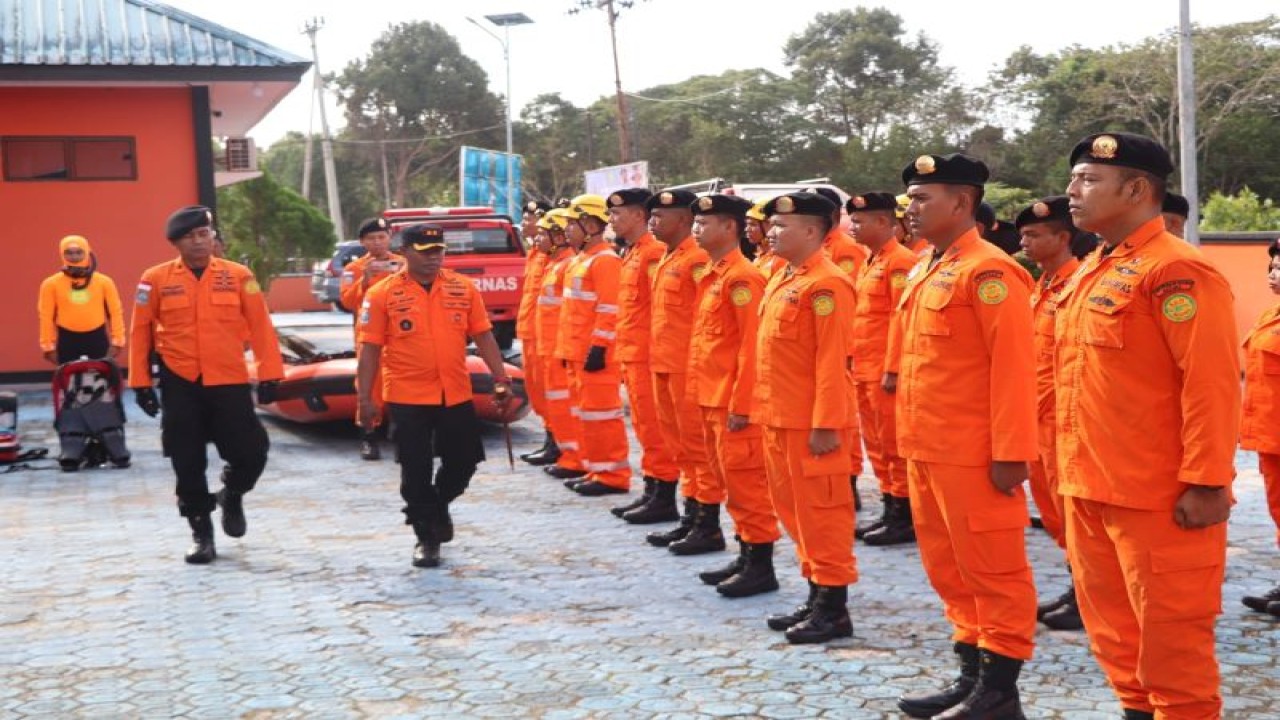 Apel Siaga SAR Natal dan Tahun Baru di Kantor Pencarian dan Pertolongan Natuna, Kepri, Senin (19/12). (ANTARA/HO-KPP Natuna/Cherman)