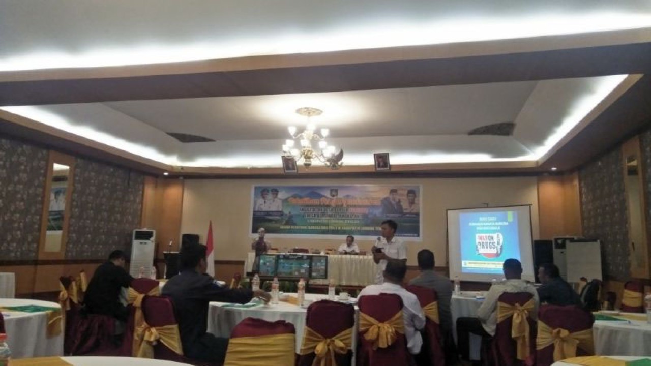 Acara sosialisasi program Desa Bersinar di Hotel Grand Royal Praya, Lombok Tengah, NTB, Rabu (28/12/2022). (ANTARA/Akhyar)
