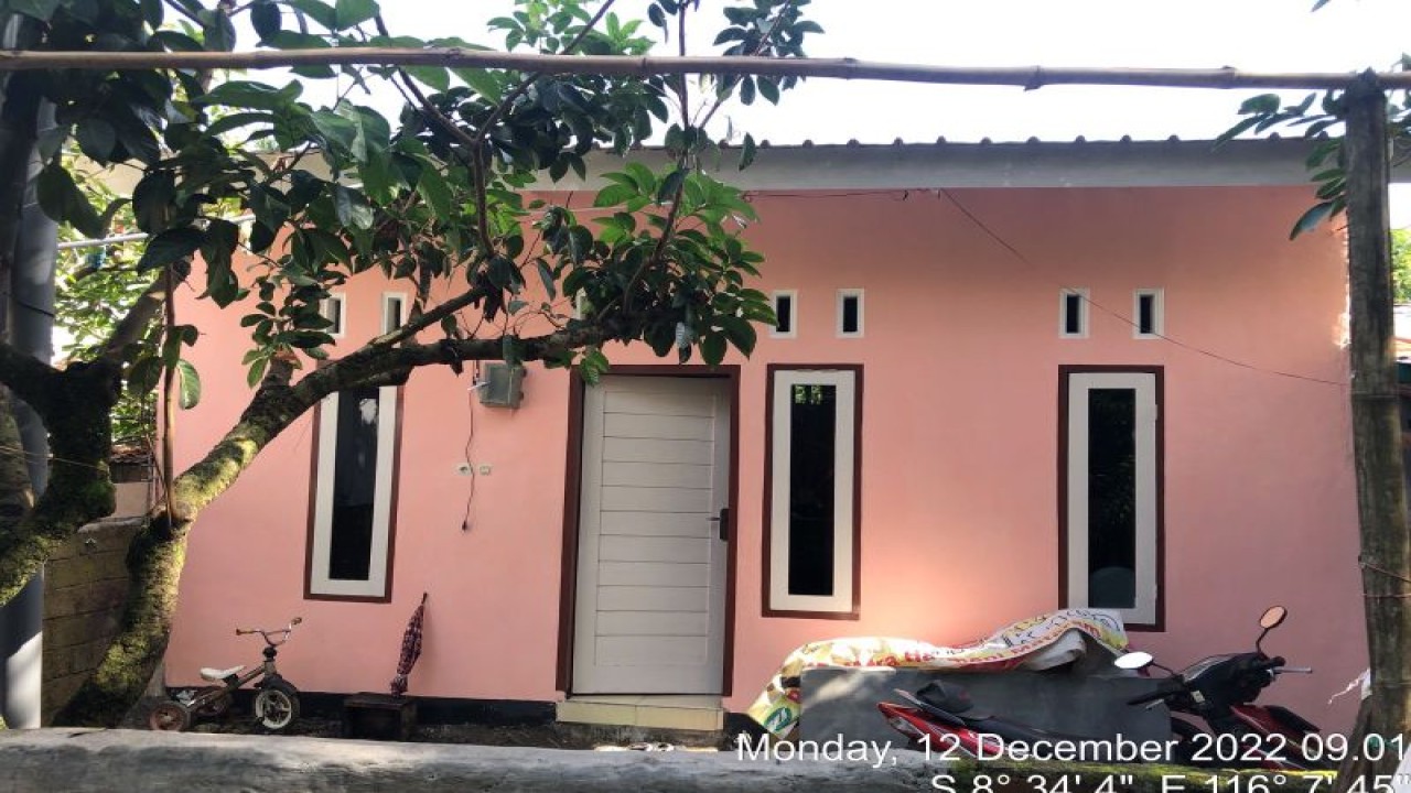 Salah satu dari 85 unit rumah warga di Kota Mataram, Provinsi Nusa Tenggara Barat, sudah selesai dipugar melalui program pemugaran rumah tidak layak huni (RTLH) tahun 2022. (ANTARA/Disperkim)