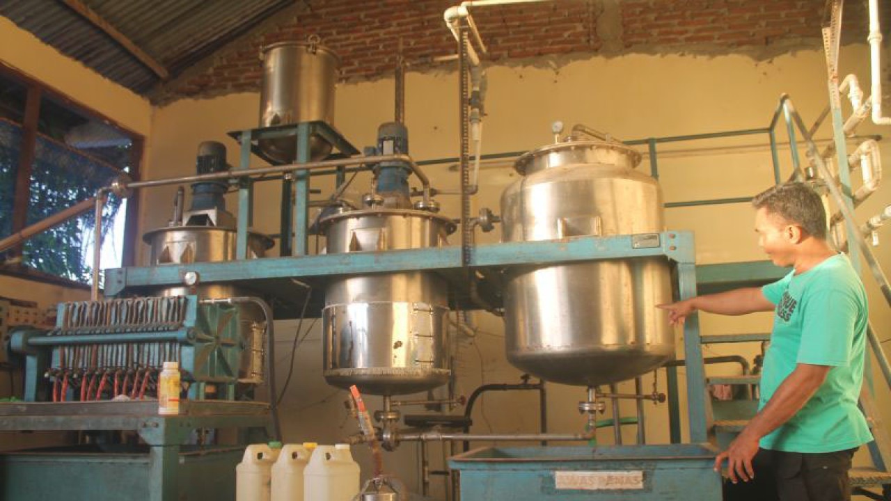 Ilustrasi - Pabrik pengolahan biji nyamplung menjadi biodiesel yang dibangun oleh Kementerian ESDM di Kota Benteng, Kabupaten Kepulauan Selayar pada 2010 -2011 yang kini tidak beroperasi lagi karena persoalan biaya operasional. ANTARA /Suriani Mappong