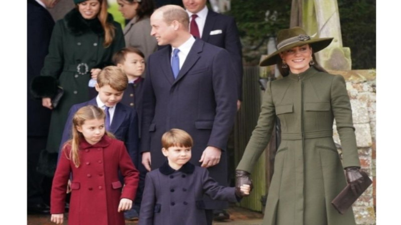 Pangeran William, Kate Middleton, Pangeran George, Putri Charlotte dan Pangeran Louis (ANTARA/Instagram @theroyalfamily)