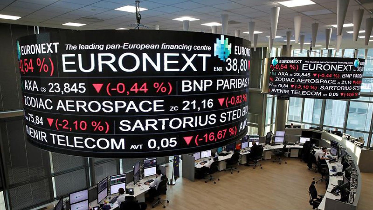 Ilustrasi - Bursa Saham Paris, Prancis ANTARA/Reuters/aa.