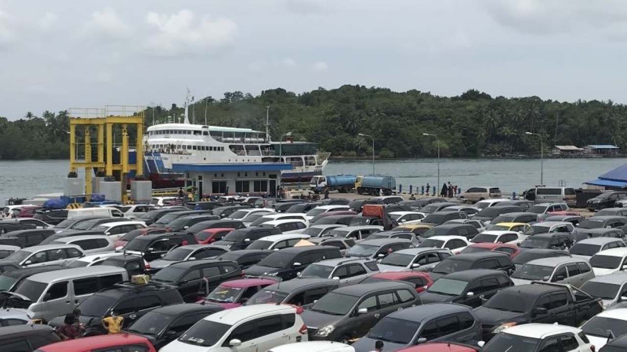 Pelabuhan Roro Telaga Punggur Kota Batam, Provinsi Kepri. (FOTO ANTARA/Yude)