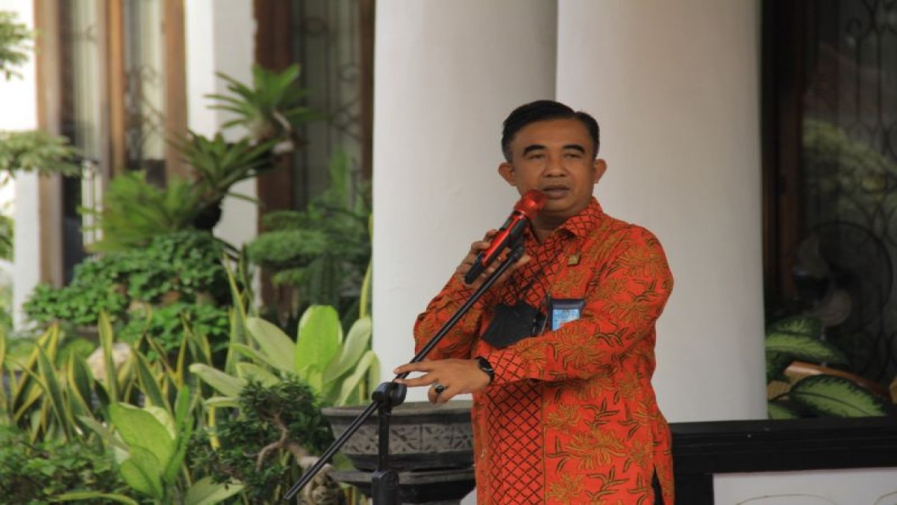 Pelaksana Tugas (Plt) Kakanwil Kemenkumham Jatim Agung Krisna. (ANTARA/HO-Kanwilkumham Jatim)