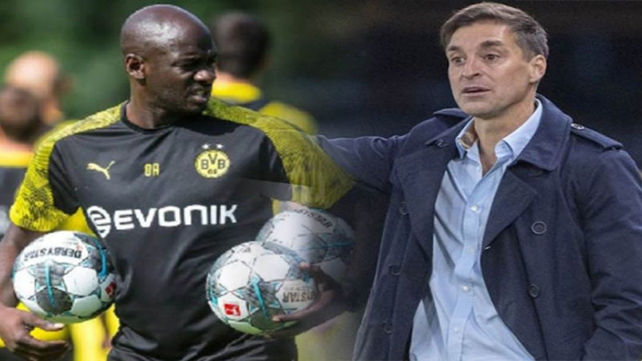 Pelatih timnas Ghana Otto Addo vs pelatih timnas Uruguay Diego Alonso.