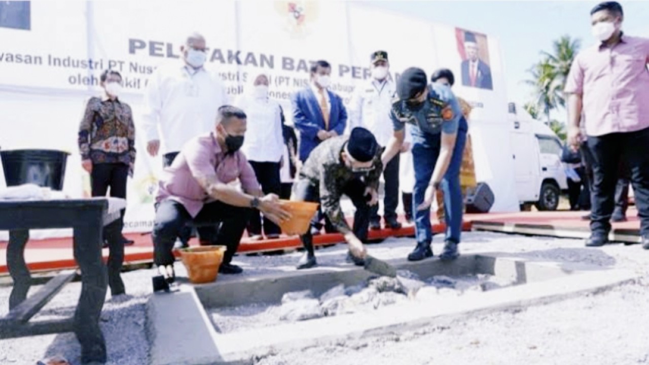 Peletakan batu pertama di Pembangunan Kawasan Industri NIS