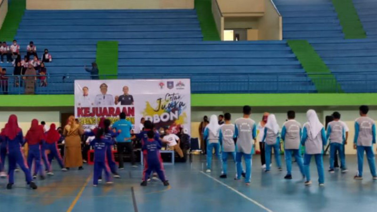 Pembukaan kejuaraan DBON Provinsi Babel digelar di Pangkalpinang. (ANTARA/ Donatus Dasapurna)