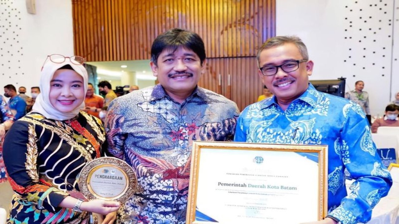 Pemkot Batam raih penghargaan Pelaksanaan Pengawasan Penataan Ruang Tahun 2022 (ANTARA/HO-Pemkot Batam)