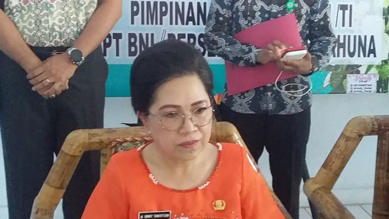 Penjabat Bupati Kepulauan Sangihe Rinny Tamuntuan. ANTARA/Jerusalem Mendalora