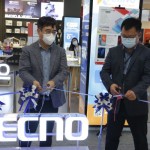 Persemian kerjasama antara Tecno Indonesia dan juga Erajaya Digital untuk memasarkan produk terbaru dari Tecno (ANTARA/Ho)-1671338203