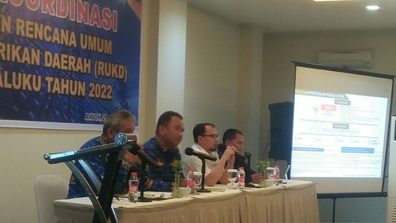 Penyusunan rencana umum ketenagalistrikan daerah oleh Dinas ESDM Maluku harus memperhitungan besaran kebutuhan listrik dan beban puncaknya. (5/12) (ANTARA/daniel/)