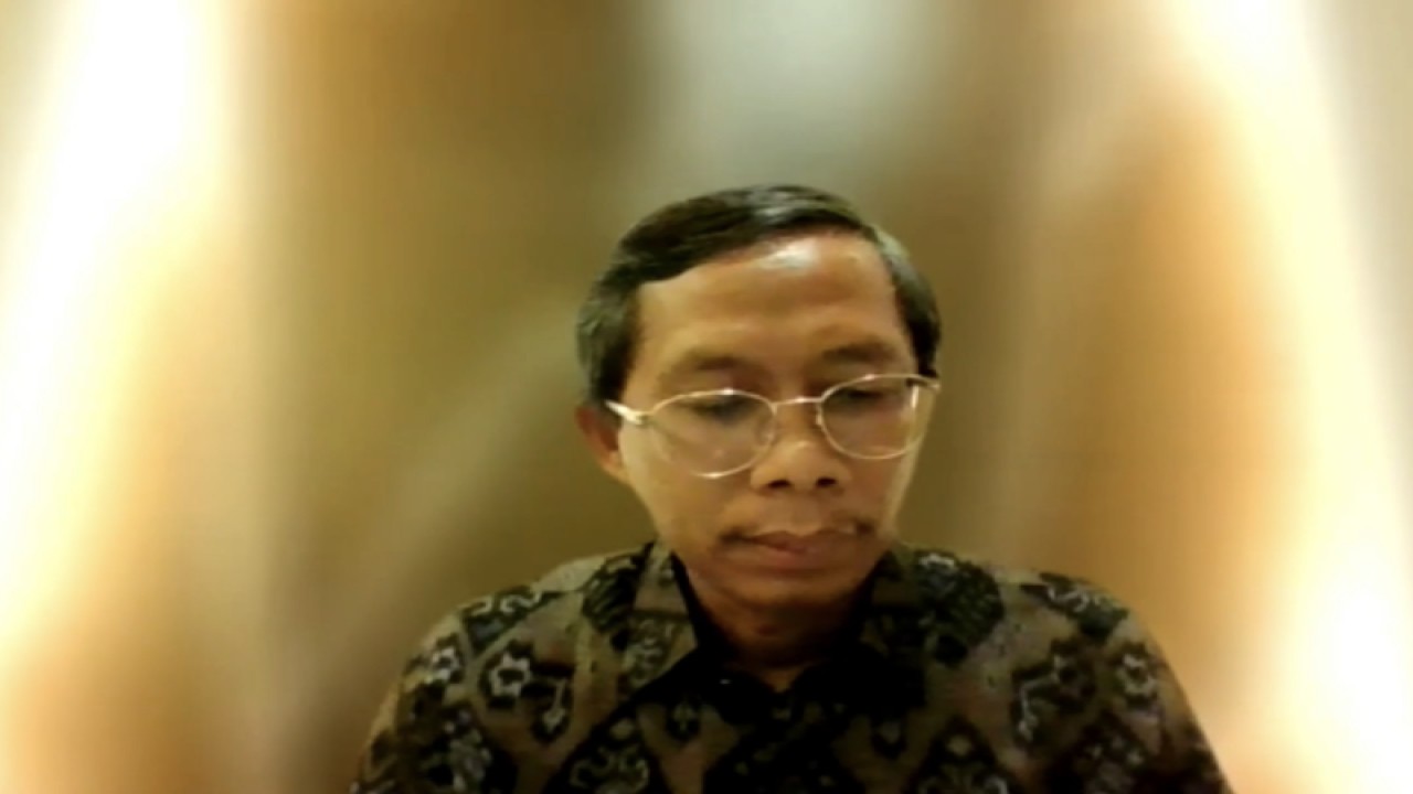 Plt Direktur Jenderal Perdagangan Dalam Negeri Kasan. (ANTARA/ Tangkapan Layar Aplikasi)