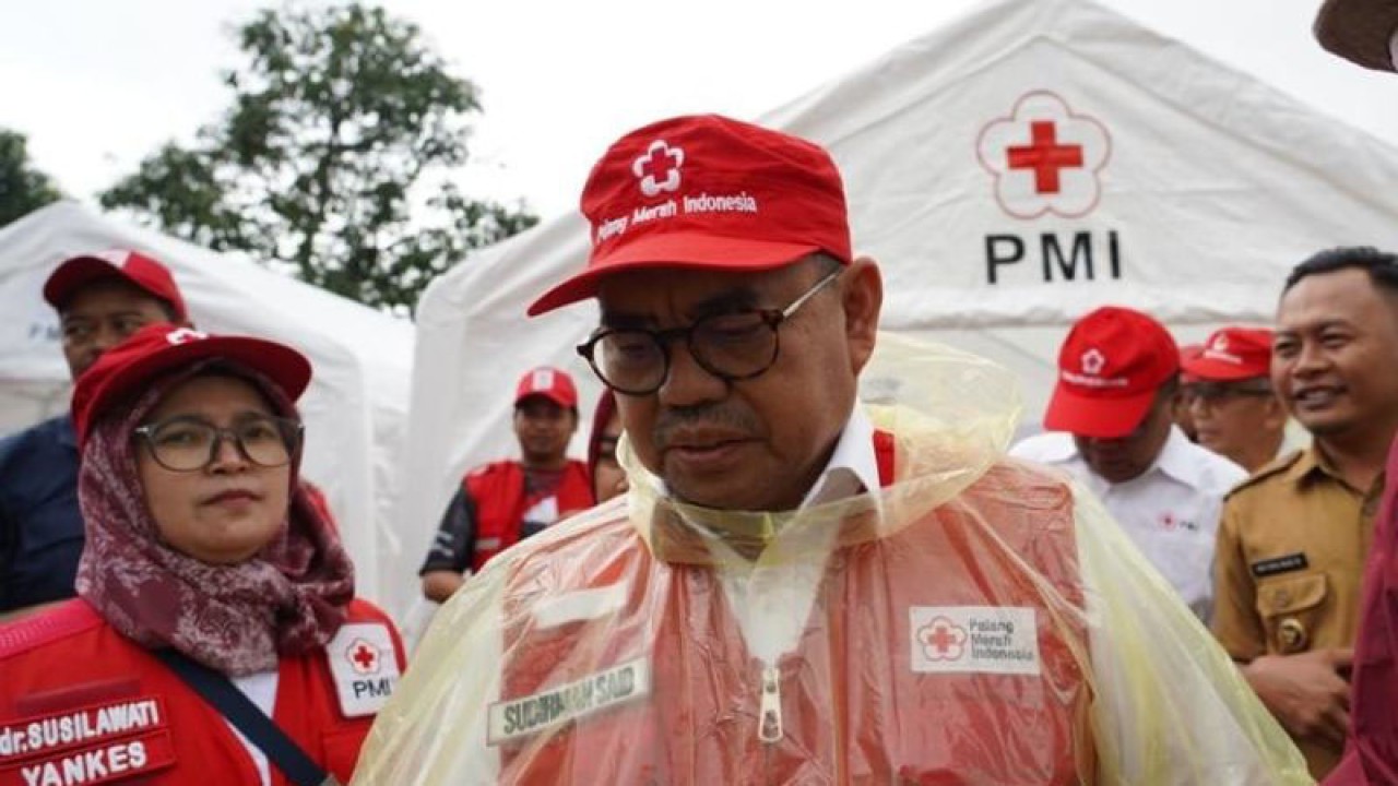 Sekretaris Jenderal Palang Merah Indonesia (PMI) Sudirman Said. (ANTARA/Ahmad Fikri).