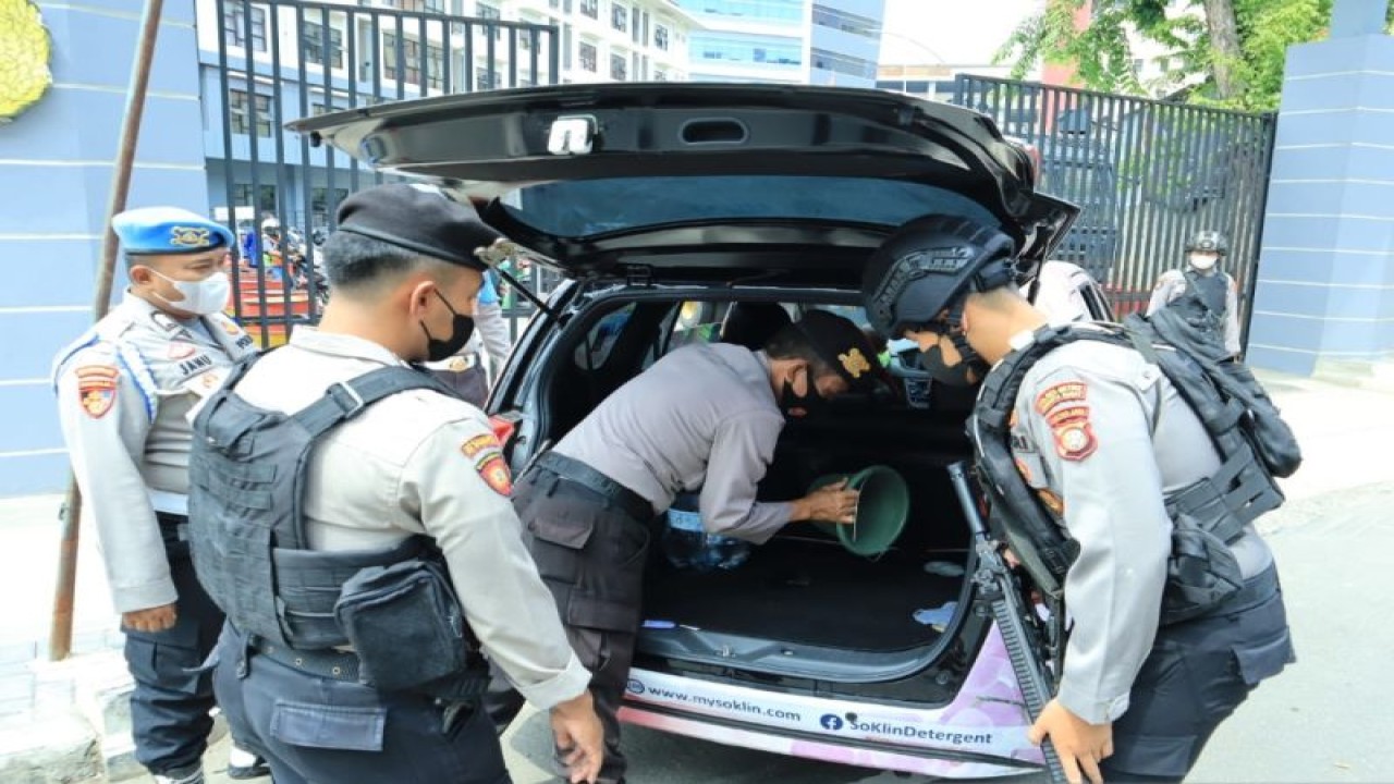 Penjagaan di Polres Metro Jakarta Barat, Rabu (7/11/2022) ANTARA / Polres Metro Jakarta Barat