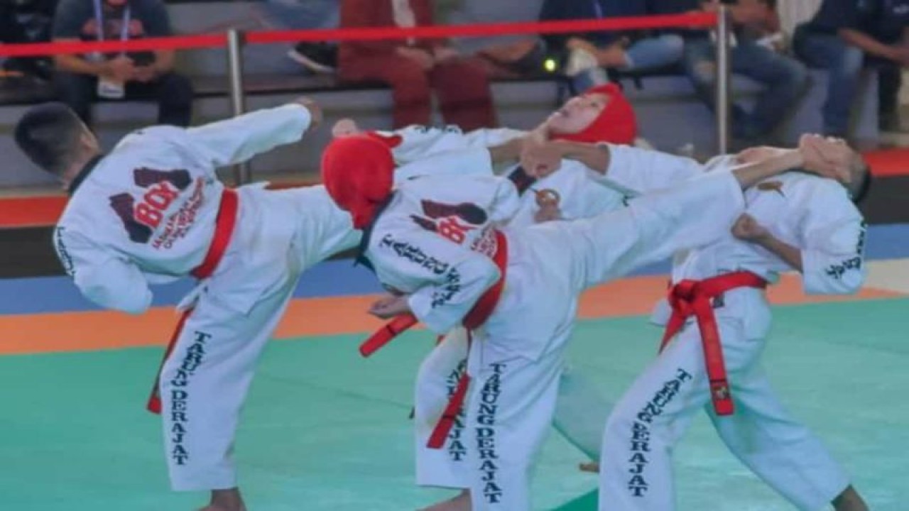 Ilustrasi - Atlet tarung derajat Sulawesi Selatan saat tampil di Pekan Olahraga Nasional (PON) XX 2020 Papua ANTARA/HO