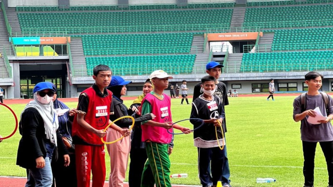 Kegiatan Pekan Olahraga Rumah Autis (PORA) di Jakarta, Selasa (13/12/2022). ANTARA/HO-PPD