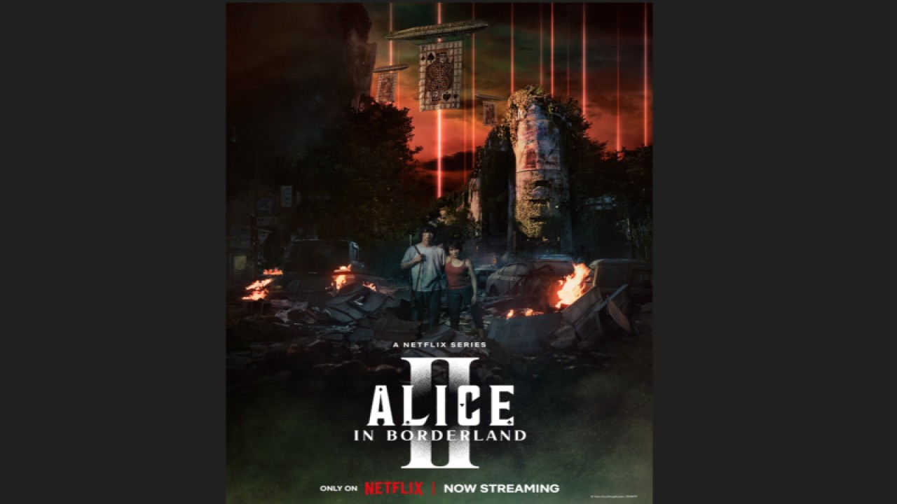 Poster Serial Netflix Original Jepang "Alice in Borderland Season 2" (Netflix)