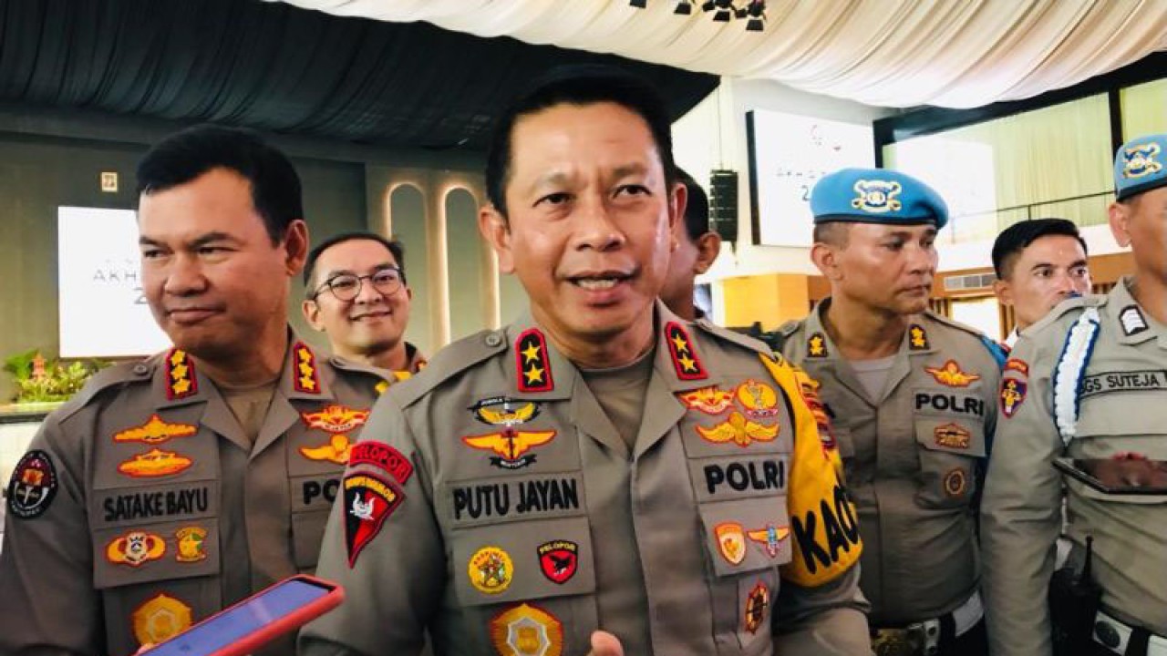 Kepala Kepolisian Daerah Bali Inspektur Jenderal Polisi Putu Jayan Danu Putra. ANTARA/Rolandus Nampu