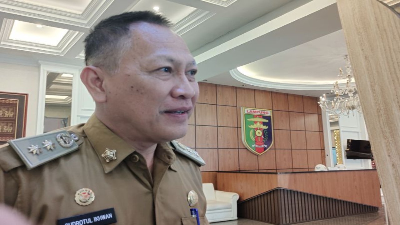 Dokumentasi- Asisten I Bidang Pemerintahan dan Kesra Pemprov Lampung Qodratul Ikhwan. ANTARA/Ruth Intan Sozometa Kanafi.