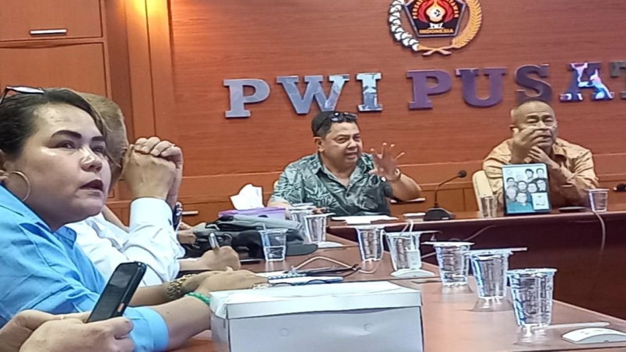 Rapat Panitia Pelaksana HPN 2023 di Kantor Pusat PWI, Jakarta. ANTARA/HO-Dokumen Pribadi