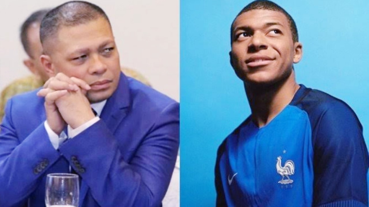 Raul lemos dan Kylian Mbappe/net