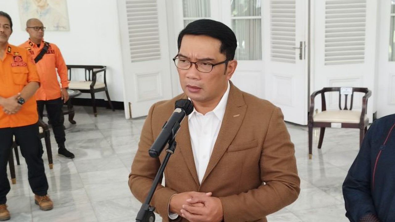 Gubernur Jawa Barat Ridwan Kamil. (FOTO ANTARA/Bagus Ahmad Rizaldi)