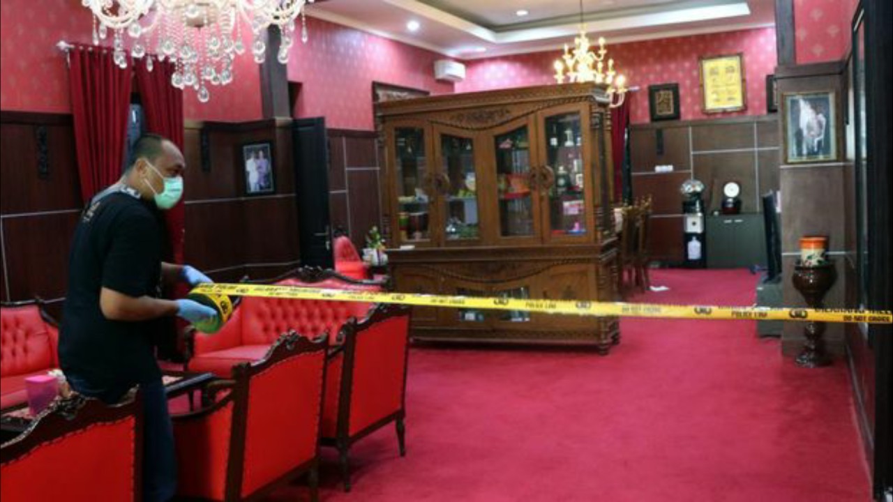 Rumah Wali Kota Blitar Santoso. (Antara)