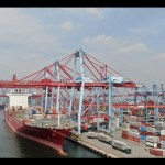 Salah satu terminal peti kemas dibawah naungan PT Pelindo Terminal Petikemas (SPTP). ANTARA/HO-Pelindo/aa. (Handout SPTP)-1670905816