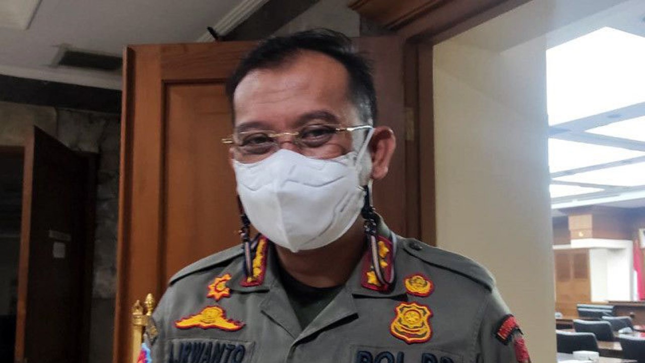 Kepala Satpol PP Jakarta Barat Agus Irwanto saat ditemui di kantor Wali Kota Jakarta Barat, Kamis (28/7/2022). ANTARA/Walda/am.