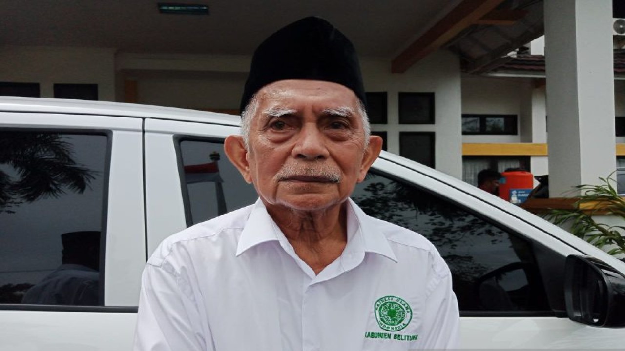 Ketua MUI Belitung, Provnsi Babel, Sjubki Sulaiman (FOTO ANTARA/Kasmono)
