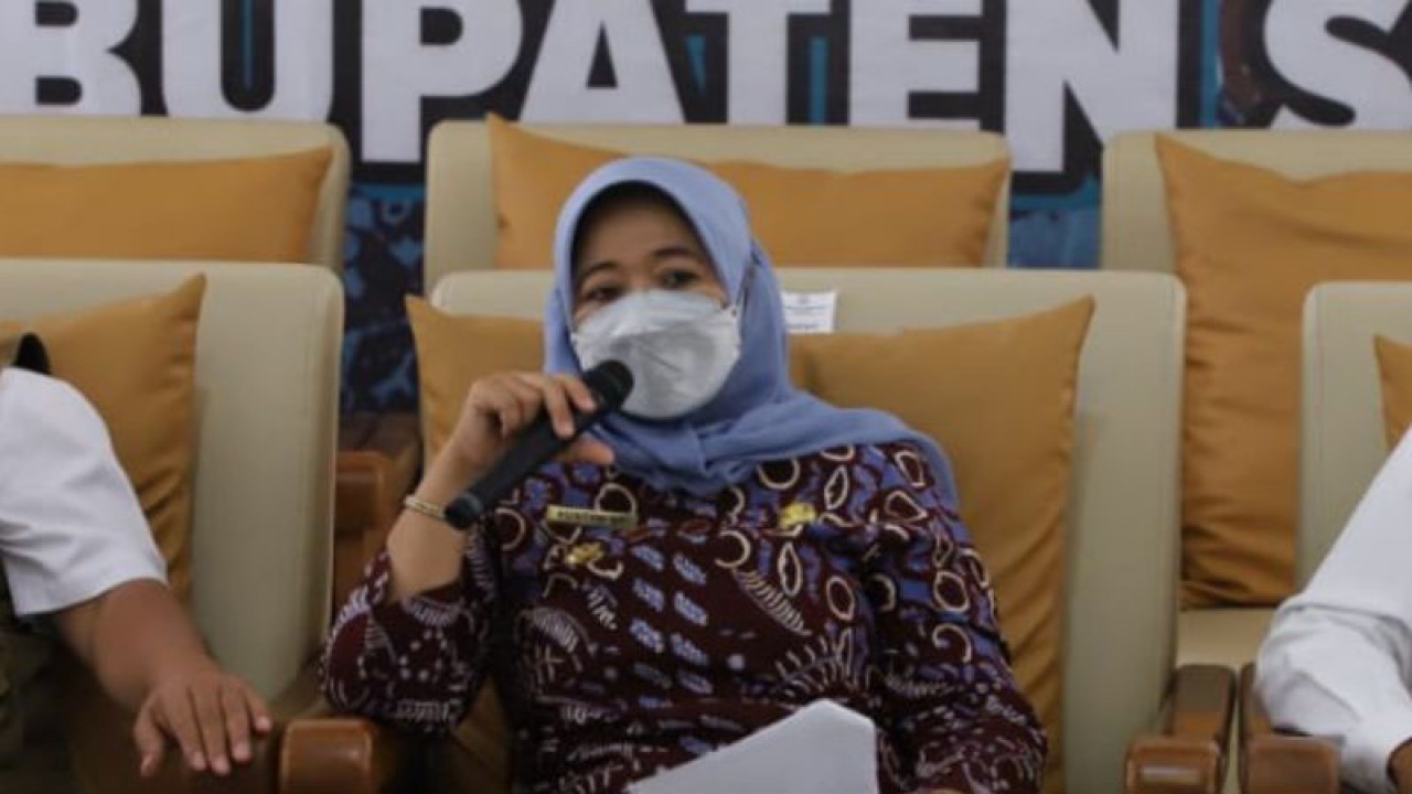 Bupati Sleman Kustini Sri Purnomo. ANTARA/Victorianus Sat Pranyoto