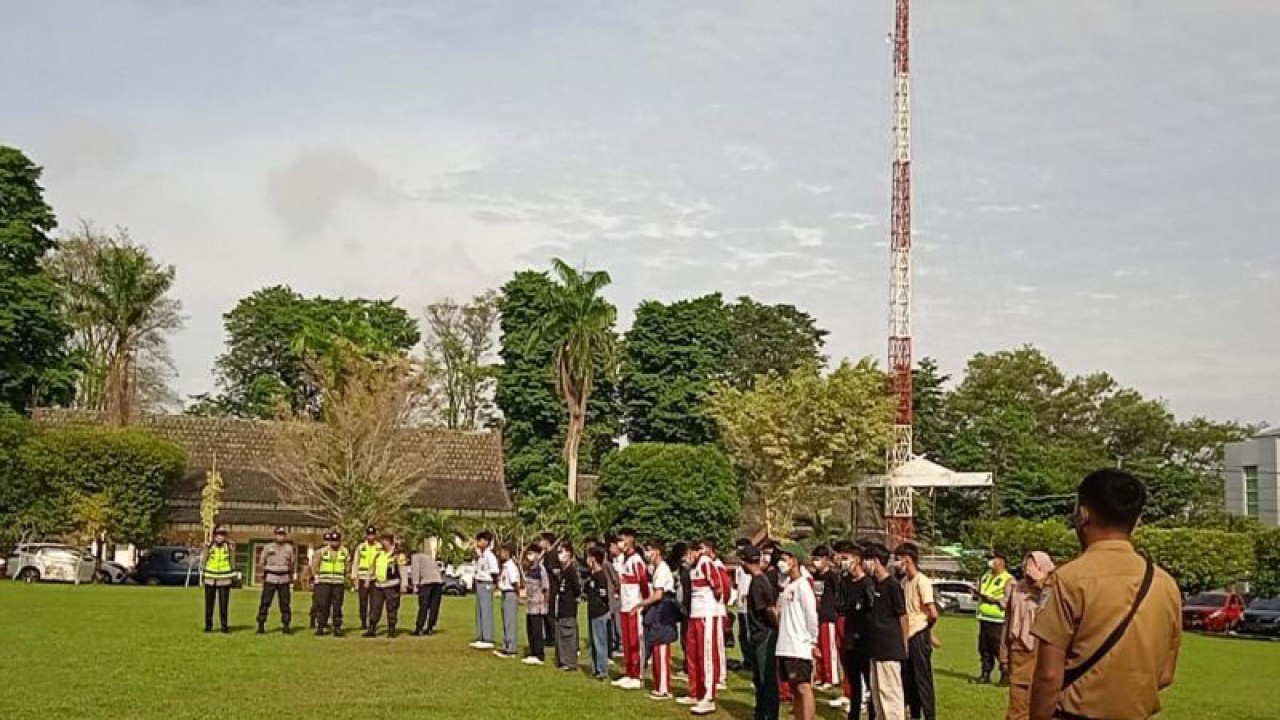 Sebanyak 50 remaja di Kota Jambi menjalani pendidikan karakter baik di SPN Jambi, Senin (12/12/2022) (FOTO ANTARA/Tuyani)
