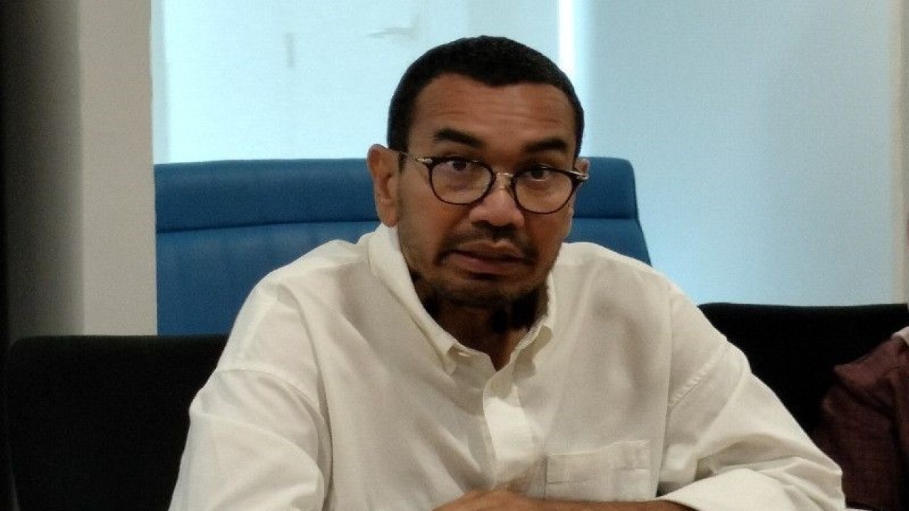 Staf Khusus (Stafsus) Menteri BUMN Arya Sinulingga dalam konferensi pers di Jakarta, Selasa (6/12/2022). ANTARA/Aji Cakti