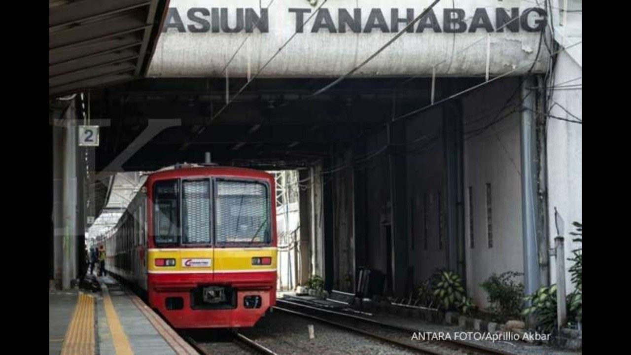 Stasiun Tanah Abang. (Antara)