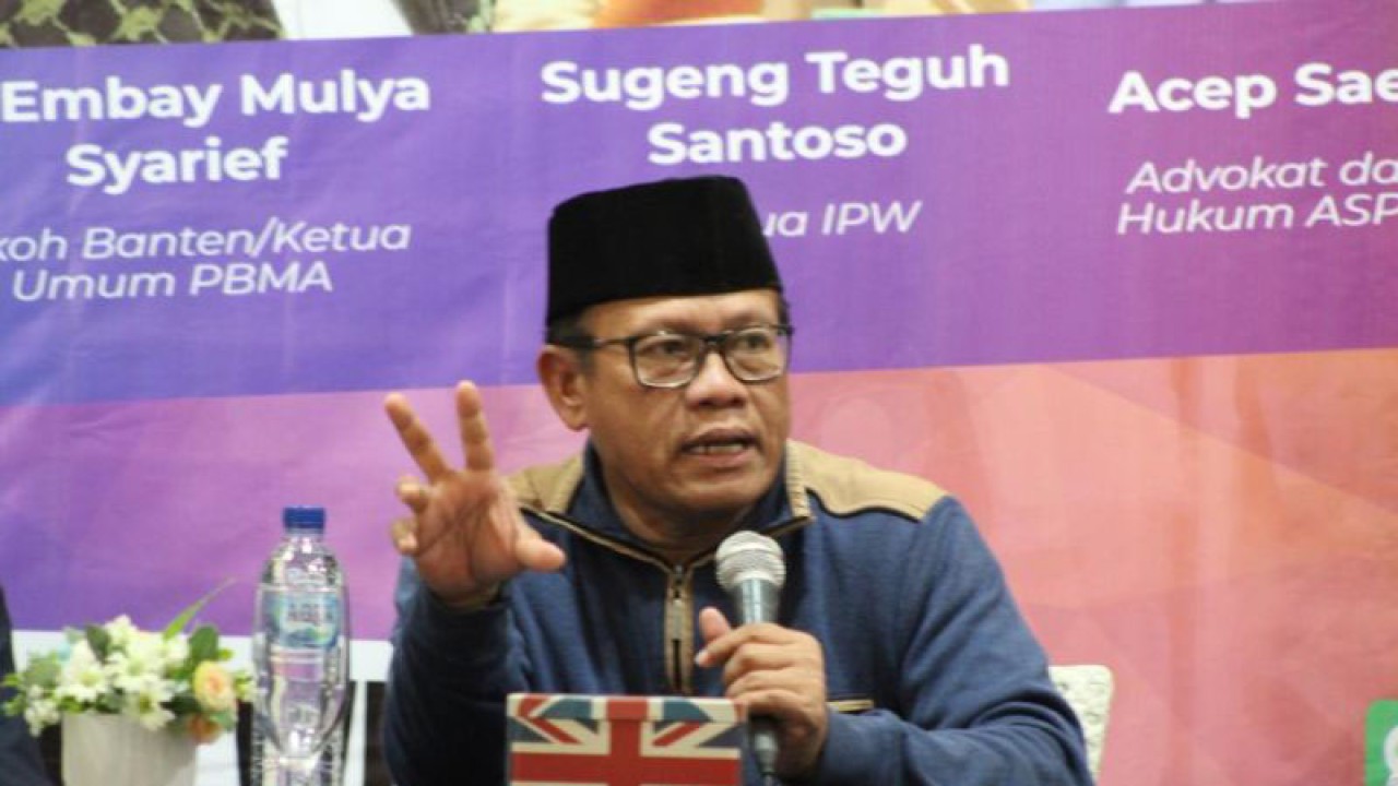 Ketua Indonesia Police Watch (IPW) Sugeng Teguh Santoso. (ANTARA/HO-IPW)
