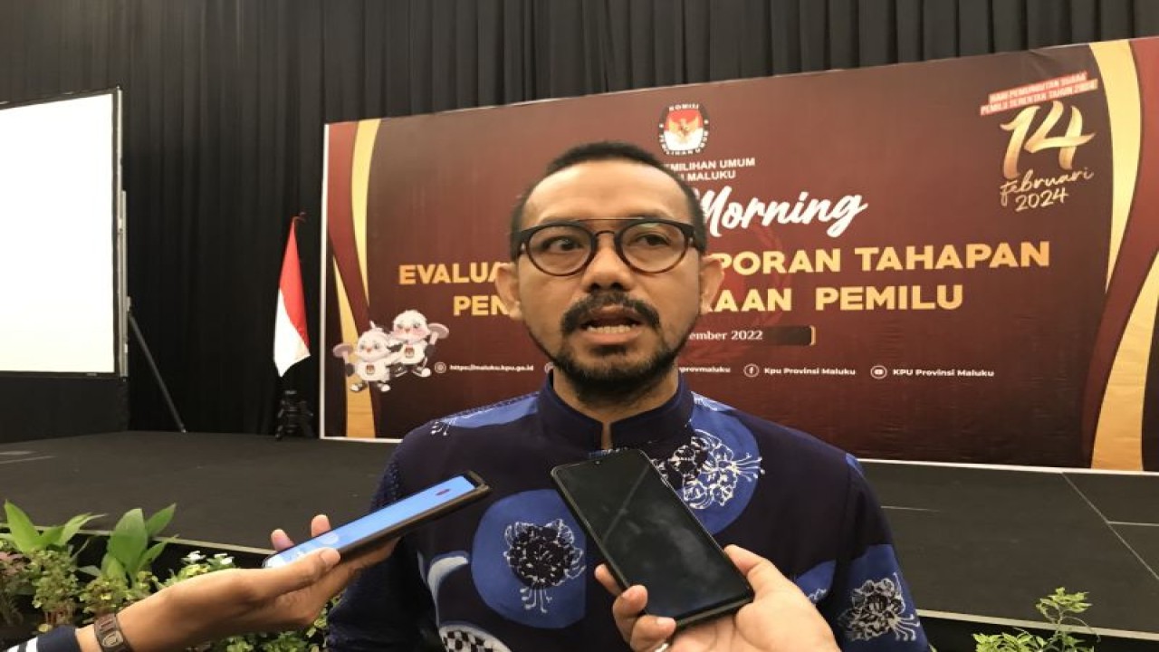 Ketua KPUD Provinsi Maluku, Syamsul Kubangun. ANTARA/Winda Herman