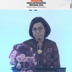 Tangkapan layar Menteri Keuangan Sri Mulyani Indrawati dalam Puncak Peringatan Hakordia Kemenkeu 2022 di Jakarta, Selasa (13/12/2022). (ANTARA/AstridFaidlatulHabibah)-1670912182