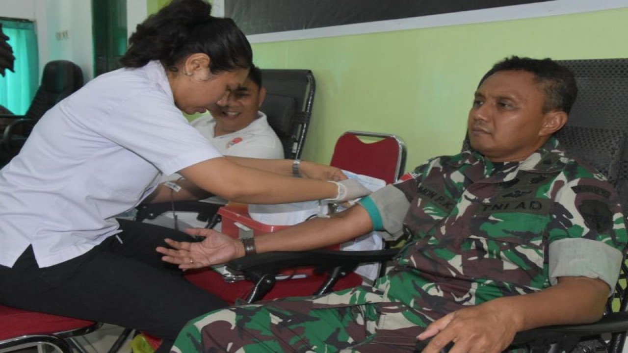 Korem 161/WS Targetkan 1.000 Kantong Darah Dalam Kegiatan Donor Darah