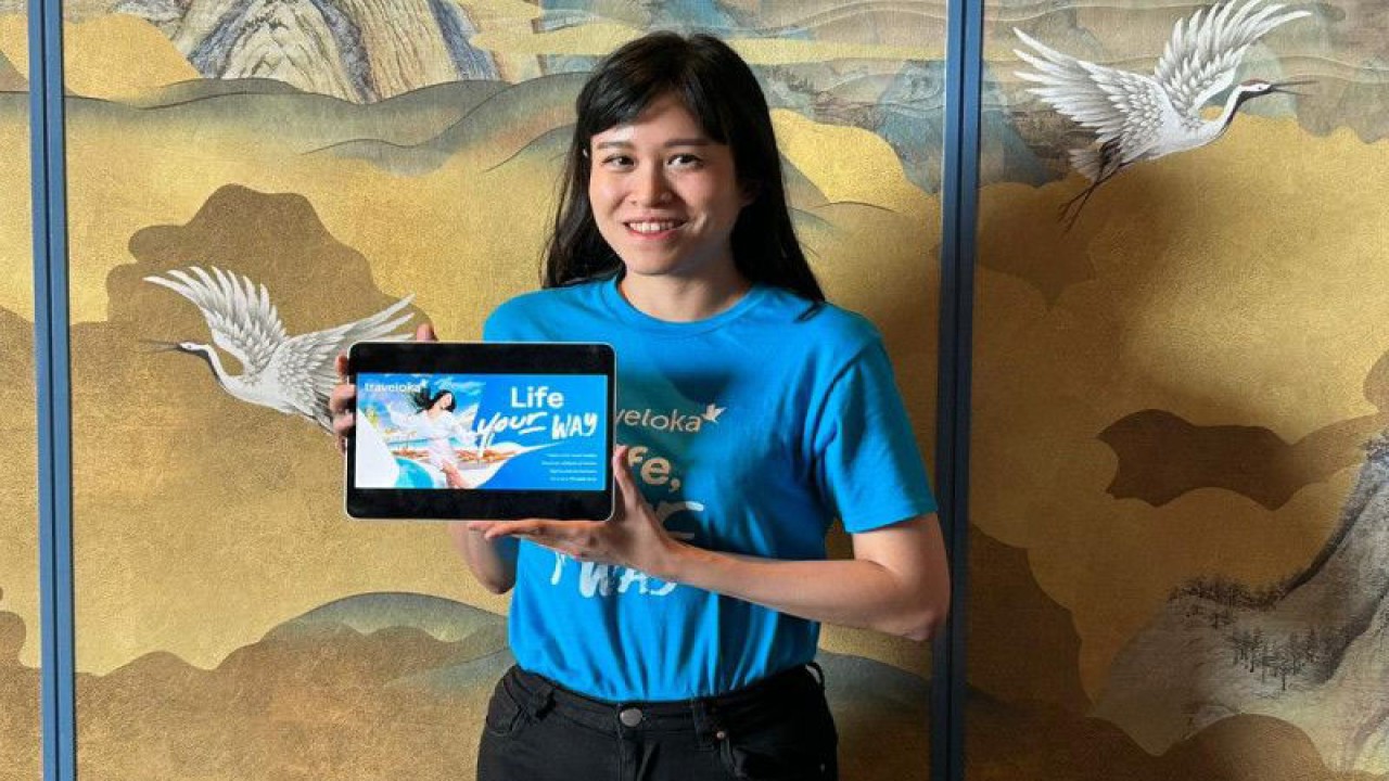 Peluncuran slogan baru Traveloka "Life, Your Way" di Jakarta, Kamis (8/12/2022) (ANTARA/Maria Cicilia Galuh)