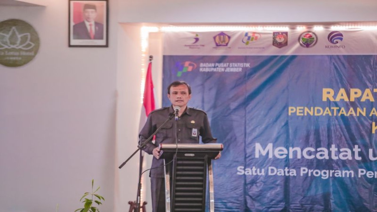 Foto dok. Kepala BPS Jember Tri Erwandi (ANTARA/HO-Diskominfo Jember)