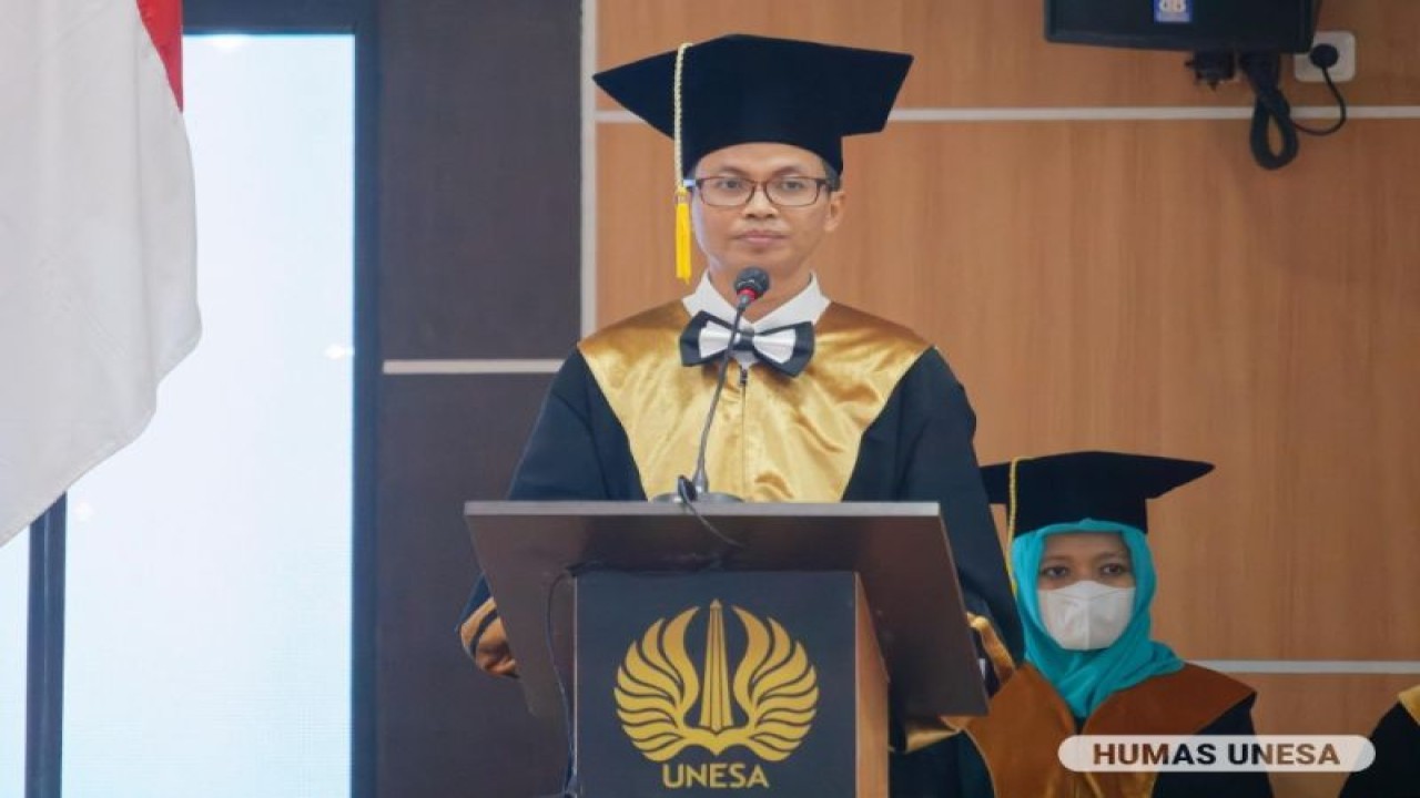 Ketua Satuan Klasterisasi dan Pemeringkatan Perguruan Tinggi Unesa, Prof. Nadi Suprapto, M.Pd., Ph.D. (ANTARA/HO-Humas Unesa)