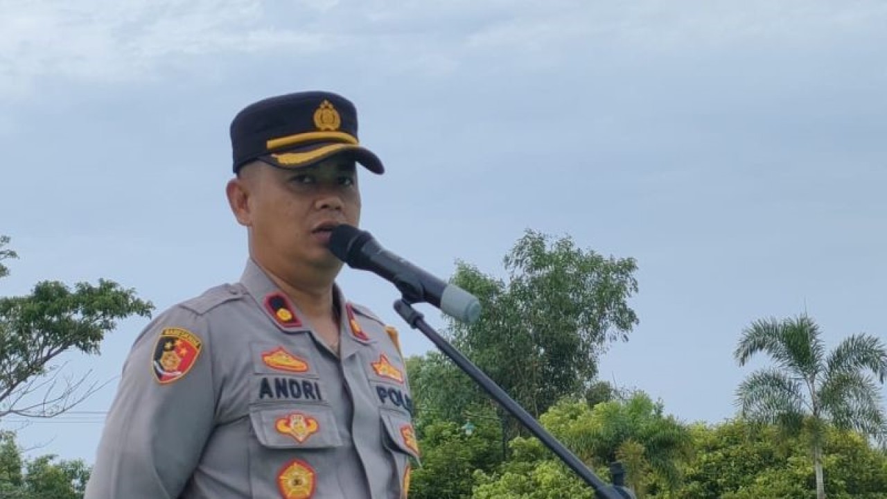 Wakapolres Bangka Barat Kompol Andri Eko Setiawan. (ANTARA/ Donatus Dasapurna)