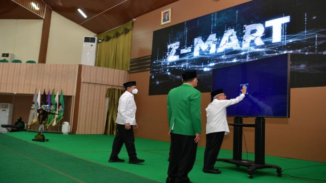 Ilustrasi - Wakil Presiden Ma'ruf Amin saat meresmikan program Z-Mart yang dikembangkan Badan Amil Zakat Nasional (Baznas). ANTARA/HO-Baznas