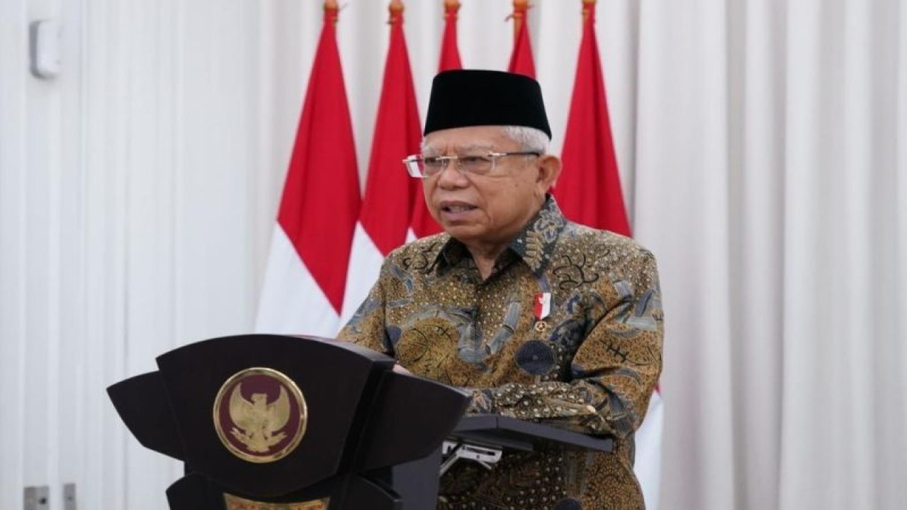 Wakil Presiden Ma'ruf Amin. ANTARA/HO-BPMI Setwapres