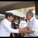 Wali Kota Tangerang Selatan Benyamin Davnie (kiri) saat menghadiri milad UMJ beberapa waktu lalu. (ANTARA/HO)-1670739814
