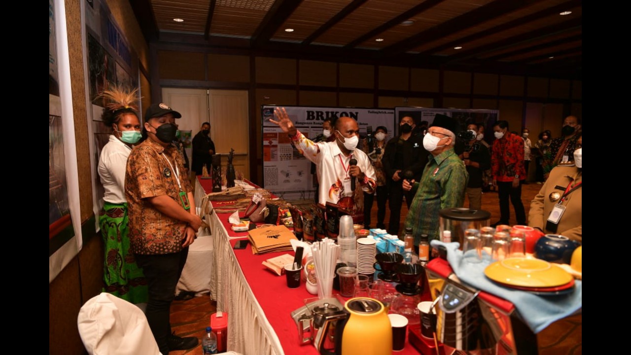 Wapres Ma’ruf Amin saat melakukan kunjungan kerja ke Papua.