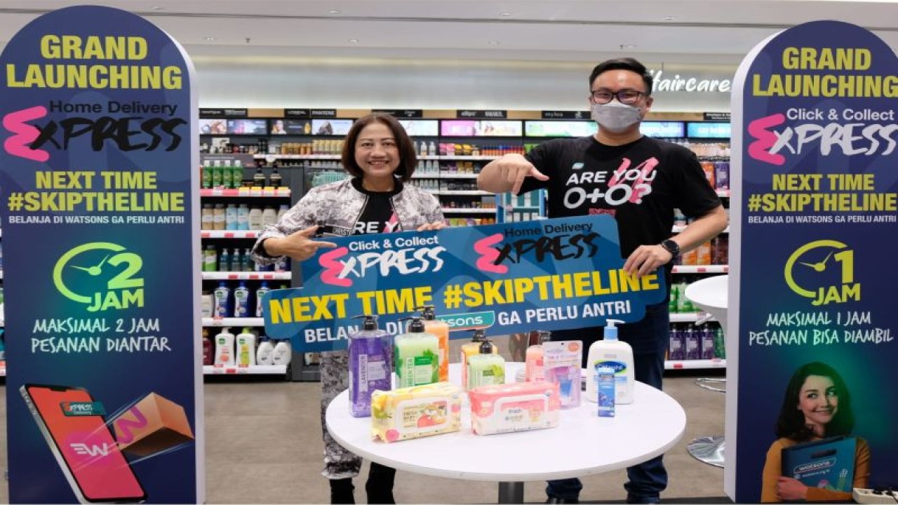 Watsons kenalkan dua fitur baru perkuat layanan luring dan daring (ANTARA/HO)