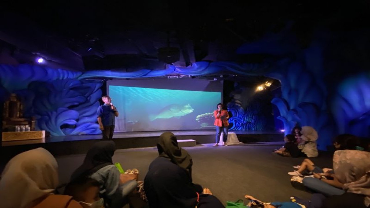 Yayasan Konservasi Alam Nusantara (YKAN) mengampanyekan konservasi laut global “Keep Our Oceans Amazing” di acara EduTalk, Jakarta, Sabtu (17/12). (ANTARA/HO-YKAN)